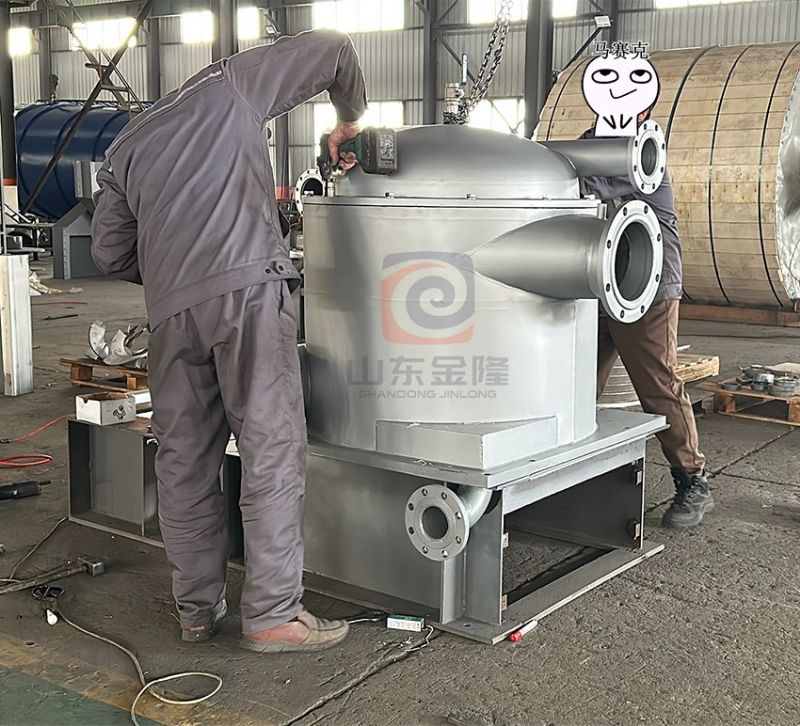 山東造紙廠訂購(gòu)0.5㎡壓力篩主機(jī)發(fā)貨